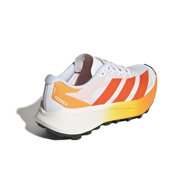 Adidas Women's Terrex Agravic 4 Trail Running Shoes White Orange-8