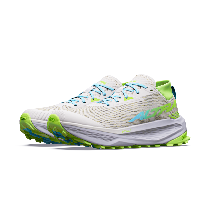 Altra Women's Olympus 275 HILO Trail Running Shoes Vaporous Grey Bluefish -2