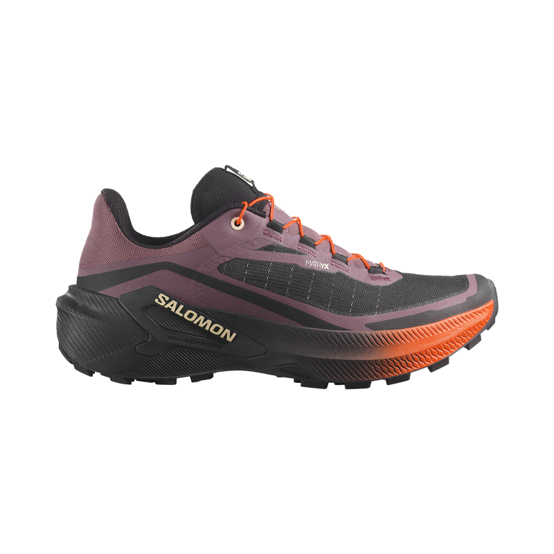 Salomon Women's Genesis 2 Trail Running Shoes Huckleberry Black
