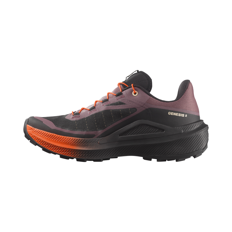 Salomon Women's Genesis 2 Trail Running Shoes Huckleberry Black-2