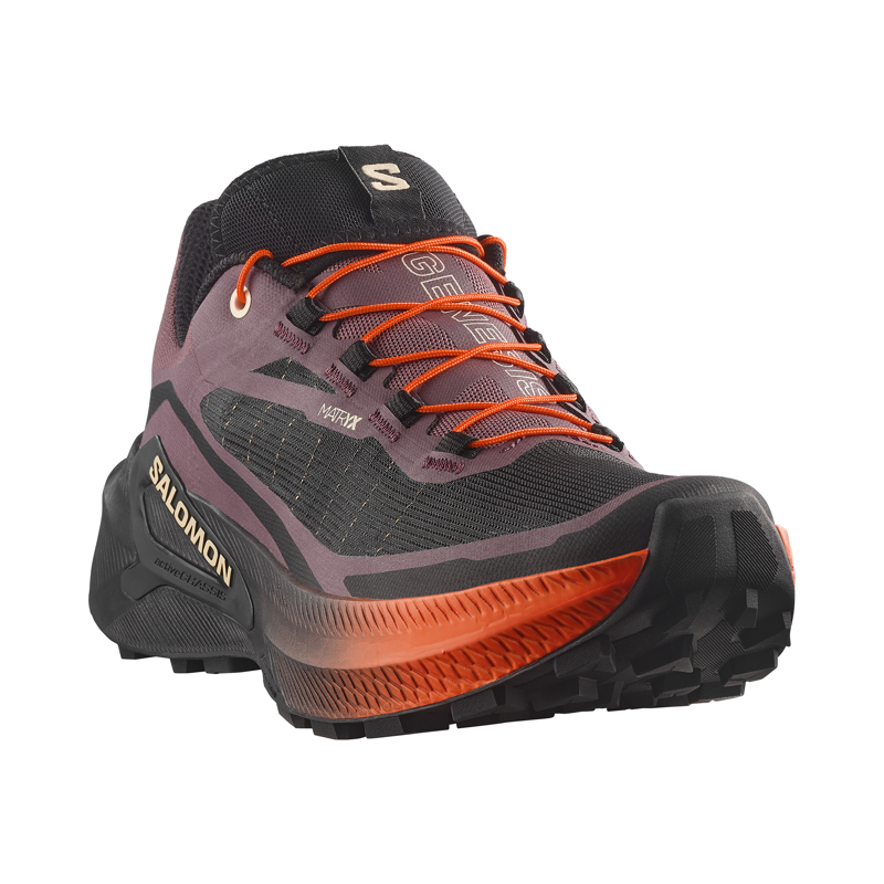 Salomon Women's Genesis 2 Trail Running Shoes Huckleberry Black-1