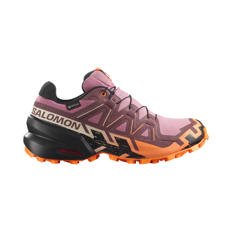 Salomon Women's  Speedcross 6 GTX Trail Running Shoes Dusky Orchid / Huckleberry