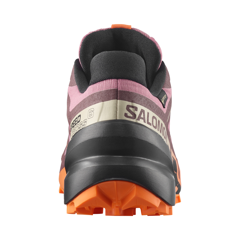 Salomon Women's  Speedcross 6 GTX Trail Running Shoes Dusky Orchid / Huckleberry-3
