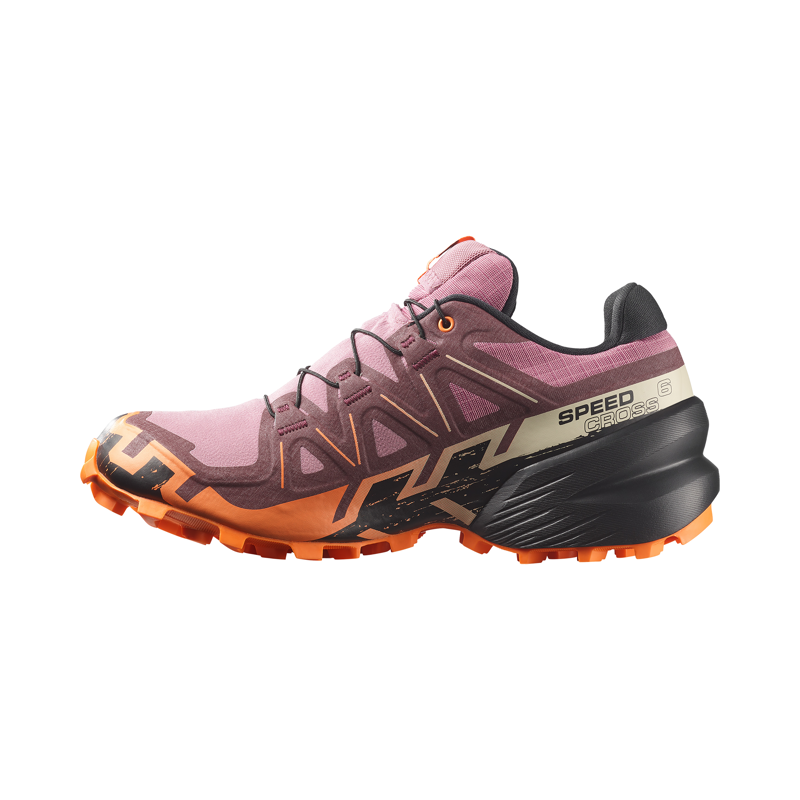 Salomon Women's  Speedcross 6 GTX Trail Running Shoes Dusky Orchid / Huckleberry-5