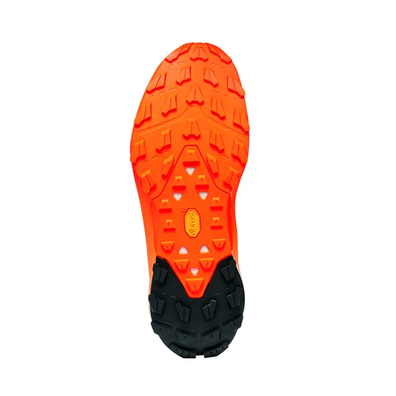 Scarpa Women's Spin Ultra 2 Trail Running Shoes Ice / Orange Fluo-2