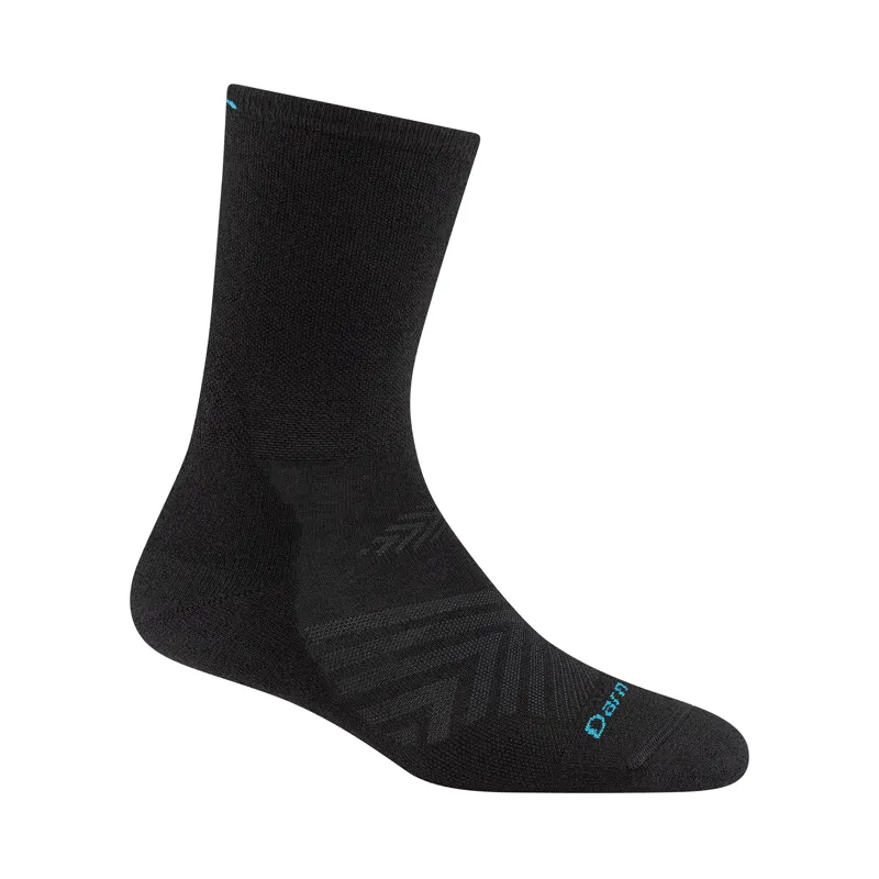 Darn Tough Women's Run Micro Crew Ultra Cushion Socks Black
