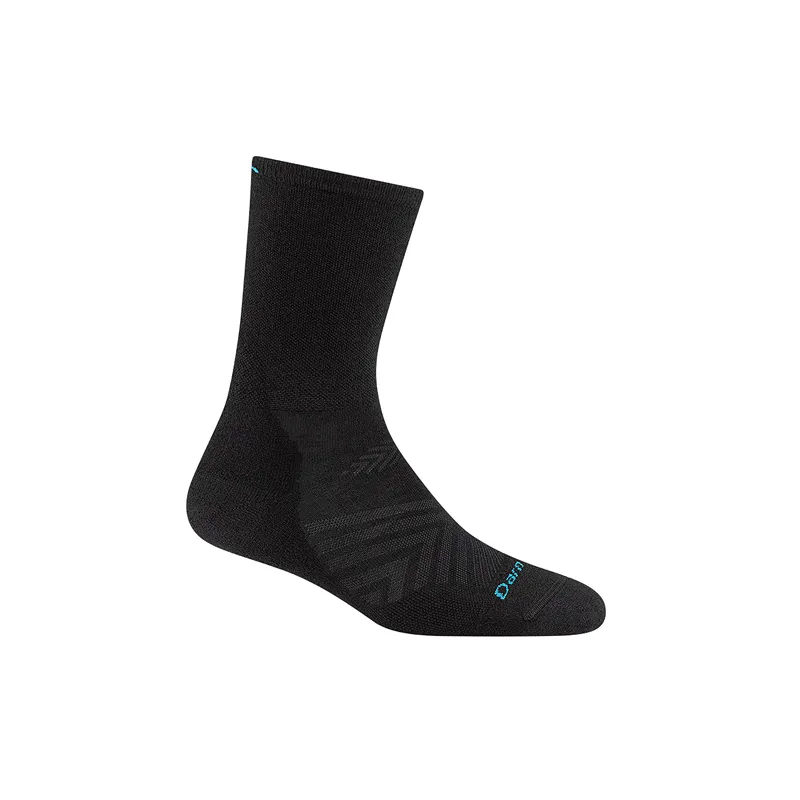 Darn Tough Women's Run Micro Crew Ultra Cushion Socks Black-1