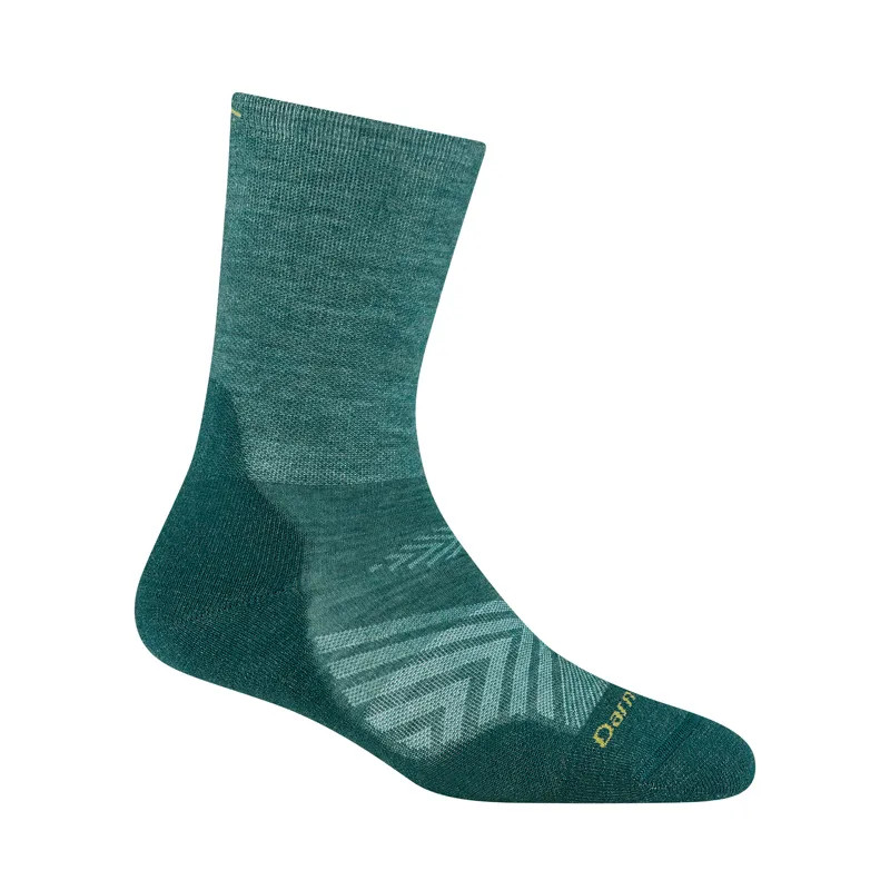 Darn Tough Women's Run Micro Crew Ultra Cushion Socks Teal