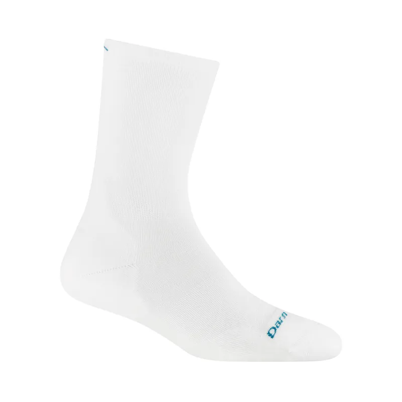 Darn Tough Women's Run Micro Crew Ultra Cushion Socks White
