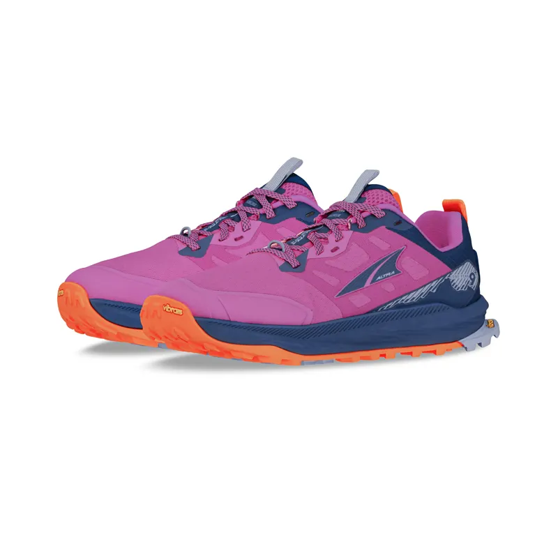 Altra Women's Lone Peak 9+ Trail Shoes Purple Orange-2