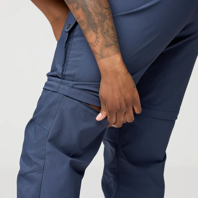 Fjallraven Women's Abisko Hybrid Trail Zip-Off Trousers Black-11