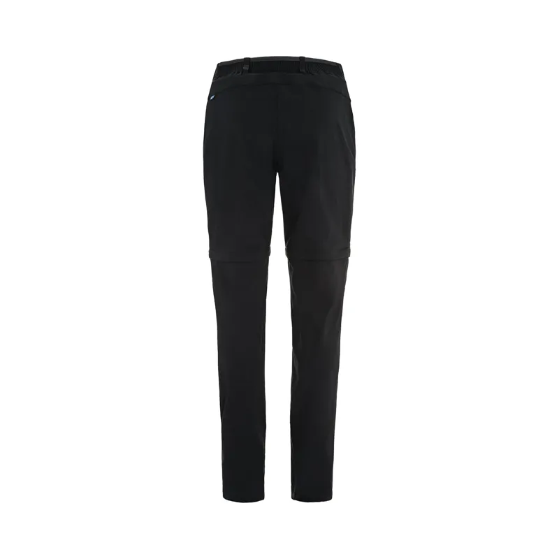 Fjallraven Women's Abisko Hybrid Trail Zip-Off Trousers Black-1