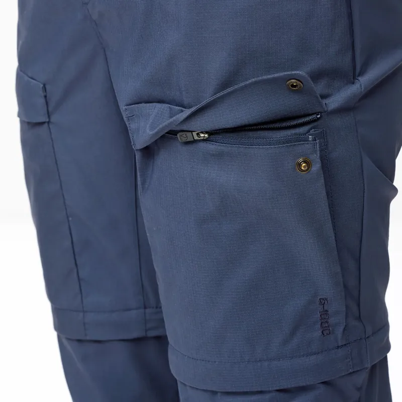 Fjallraven Women's Abisko Hybrid Trail Zip-Off Trousers Black-7