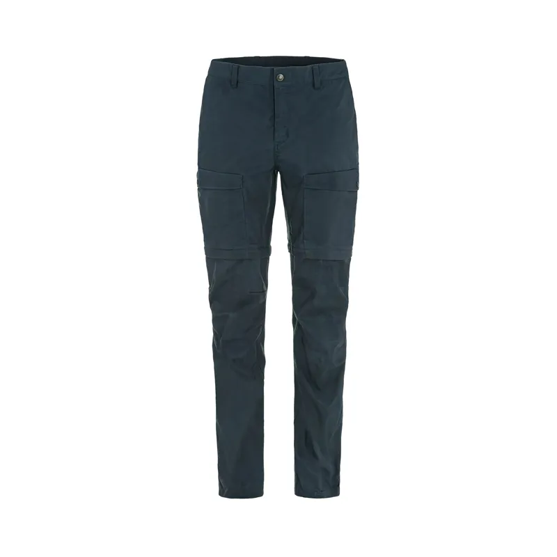 Fjallraven Women's Abisko Hybrid Trail Zip-Off Trousers Navy