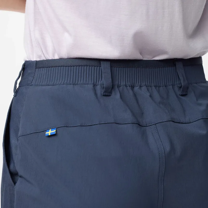 Fjallraven Women's Abisko Hybrid Trail Zip-Off Trousers Navy-7