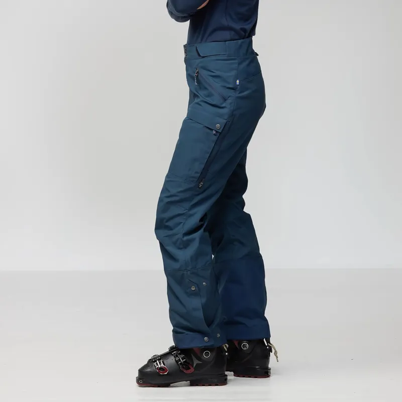 Fjallraven Women's Bergtagen G-1000 Trousers Mountain Blue-4