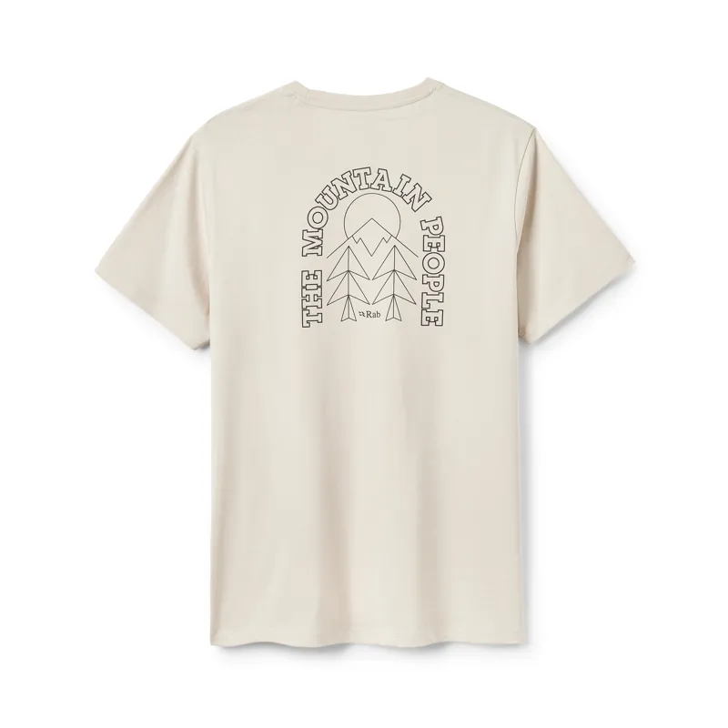 Rab Women's Stance Cirque Tee Ecru-1