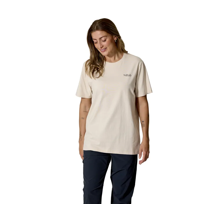 Rab Women's Stance Cirque Tee Ecru-2