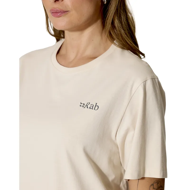 Rab Women's Stance Cirque Tee Ecru-6