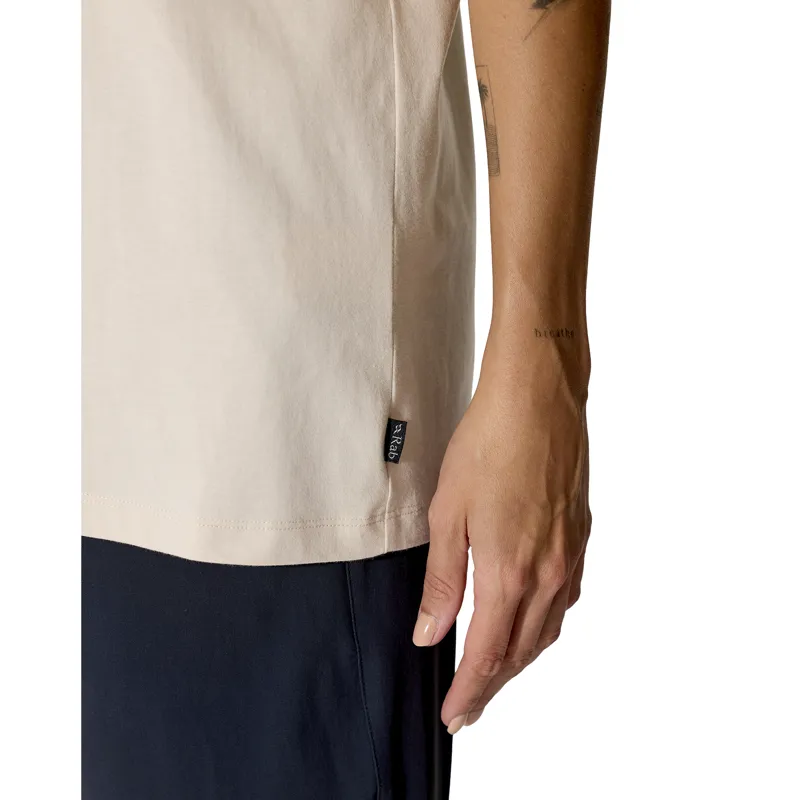 Rab Women's Stance Cirque Tee Ecru-7
