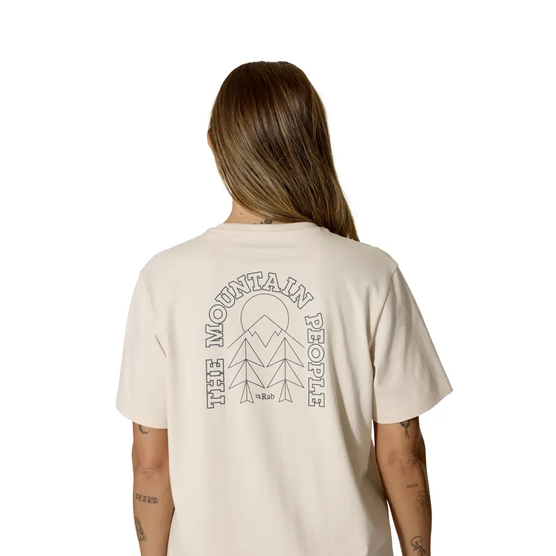 Rab Women's Stance Cirque Tee Ecru-5
