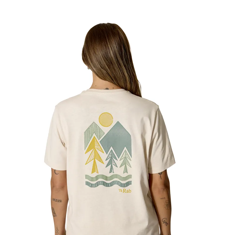 Rab Women's Stance Vista Tee Ecru-5
