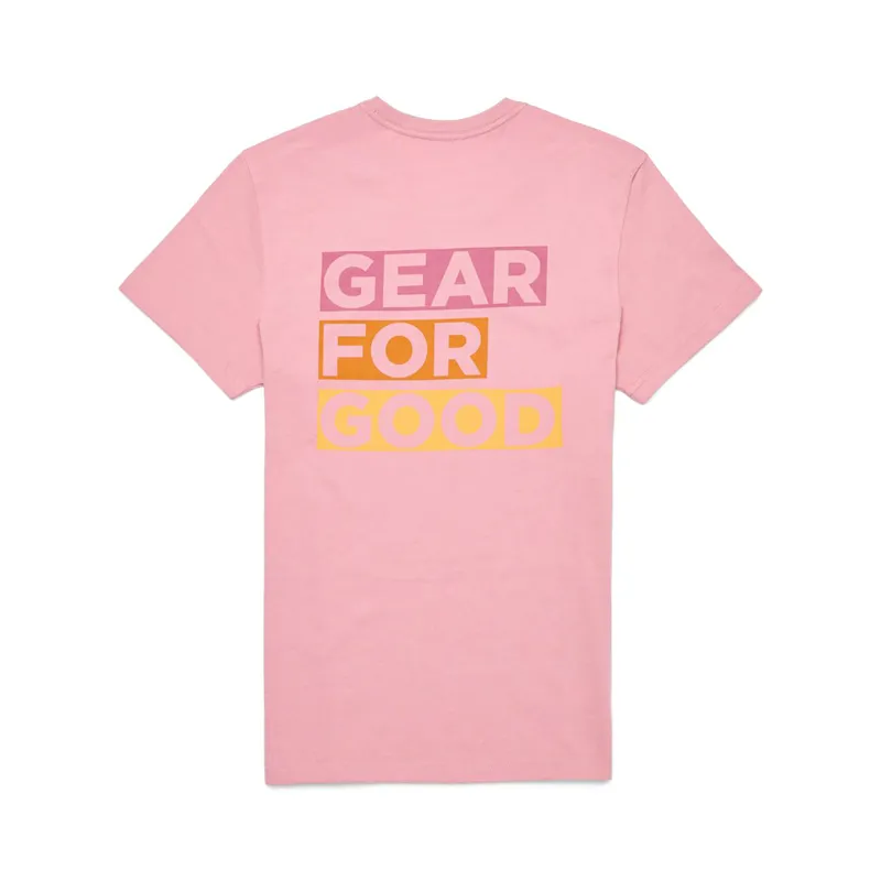 Cotopaxi Women's Gear For Good Stripes T-Shirt Rose-1