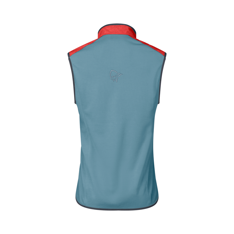 Norrona Women's Falketind Warm2 Octa Vest Arednalin Red-1