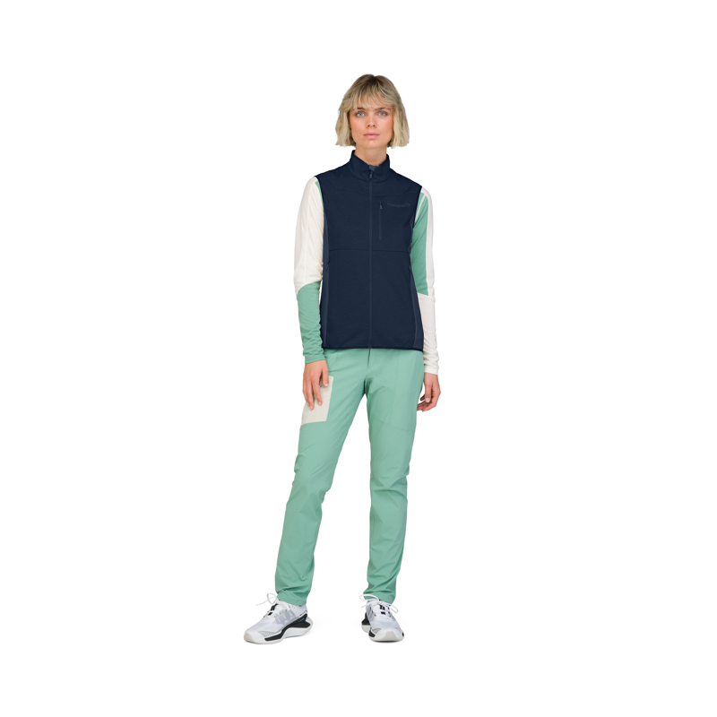 Norrona Women's Falketind Warm2 Octa Vest Indigo-2