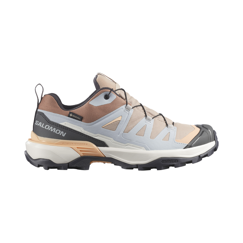 Salomon Women's X Ultra 360 GTX Walking Shoes Oxford Tan / Pearl Blue