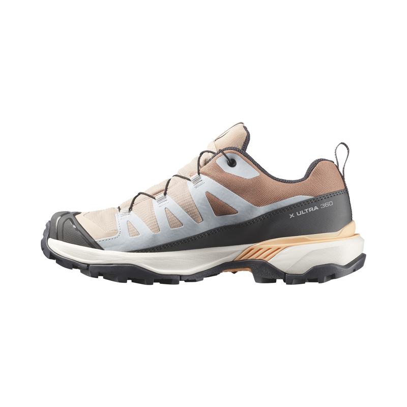 Salomon Women's X Ultra 360 GTX Walking Shoes Oxford Tan / Pearl Blue-6