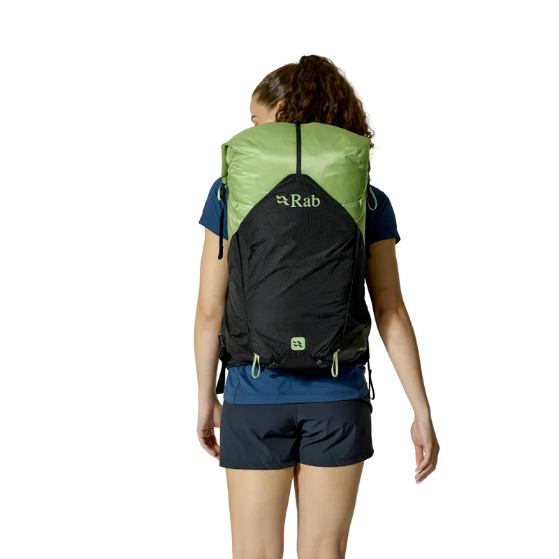 Rab Women's Syclon XP 38ND Black / Dark Fig Green-5