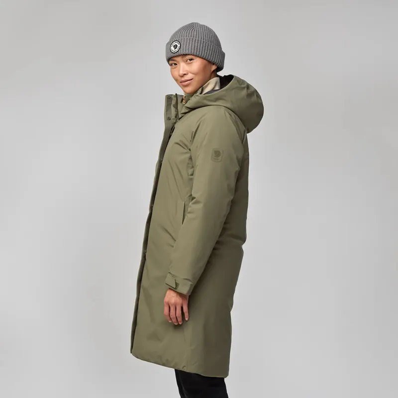 Fjallraven Women's HC Hydratic Padded Parka Black-4