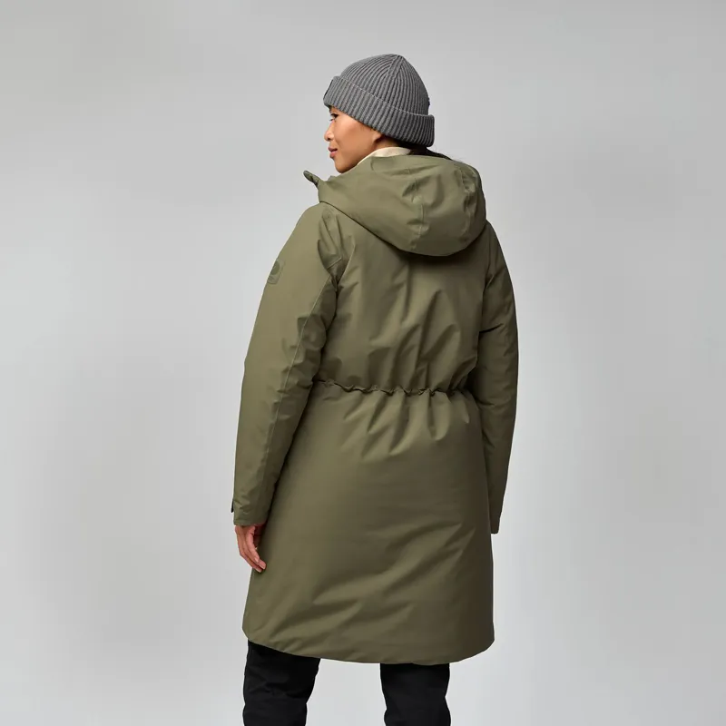 Fjallraven Women's HC Hydratic Padded Parka Laurel Green-5