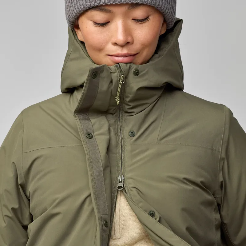 Fjallraven Women's HC Hydratic Padded Parka Laurel Green-8