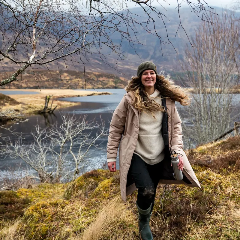 Fjallraven Women's HC Hydratic Padded Parka Laurel Green-13