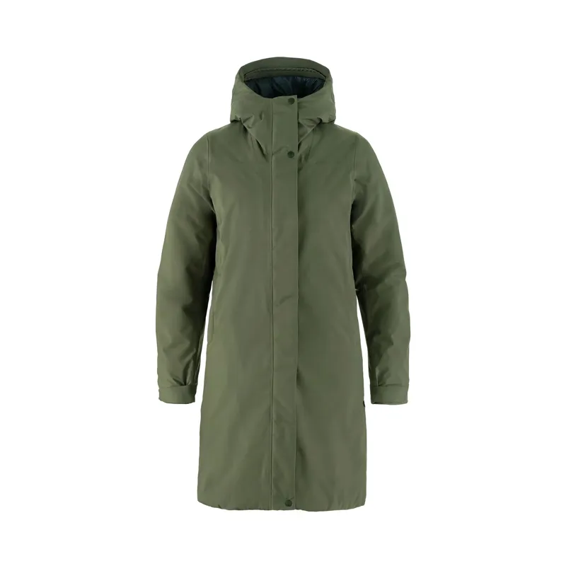 Fjallraven Women's HC Hydratic Padded Parka Laurel Green