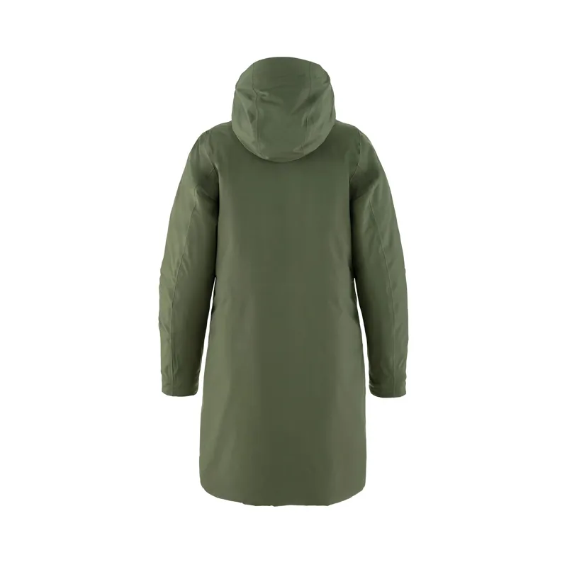 Fjallraven Women's HC Hydratic Padded Parka Laurel Green-1