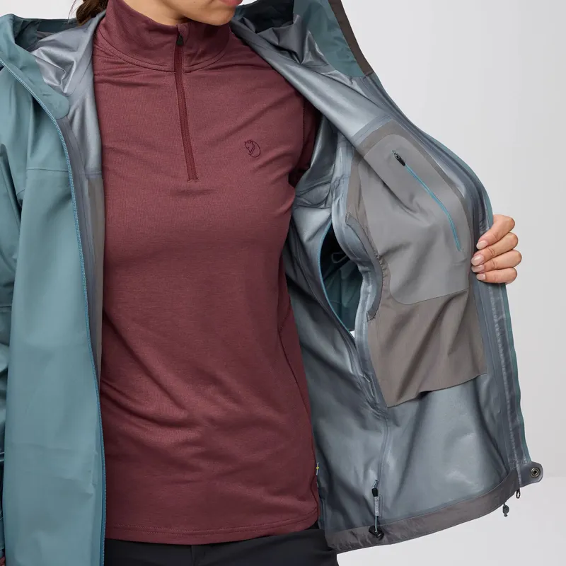 Fjallraven Women's Bergtagen GTX Lite Jacket Nimbus Blue-6