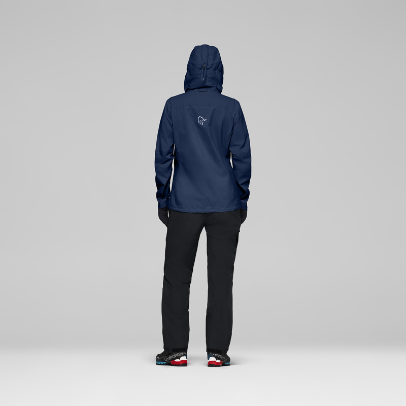 Norrona Women's Falketind Dri1 Jacket Indigo-4