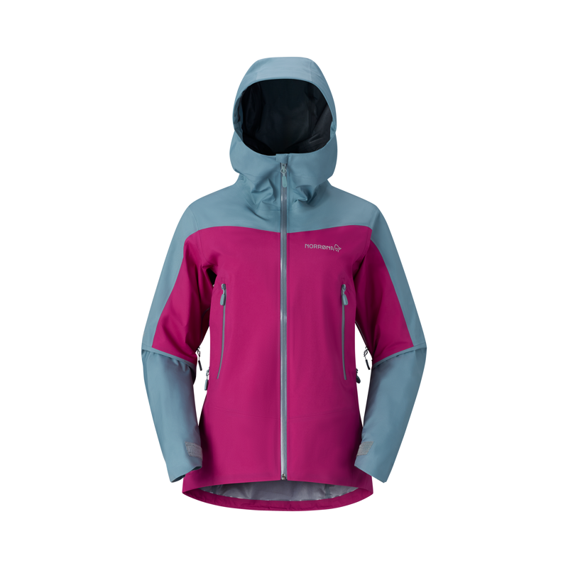 Norrona Women's Falketind GTX  Hooded Jacket Festival