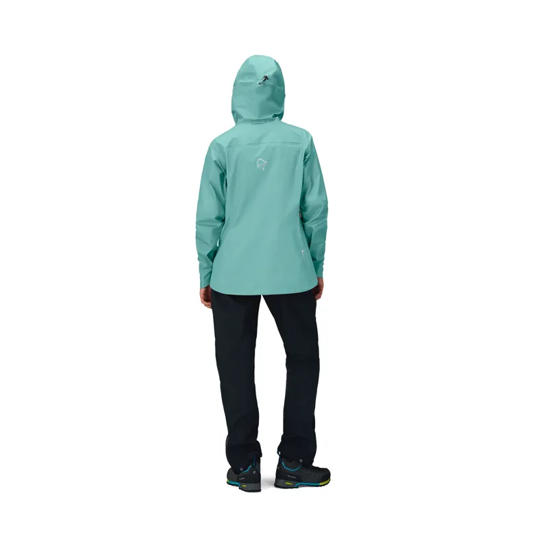 Norrona Women's Falketind GTX Hooded Jacket Malachite Green-3