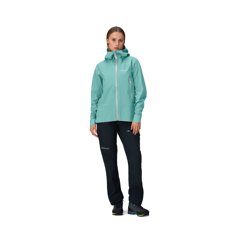 Norrona Women's Falketind GTX Hooded Jacket Malachite Green-2