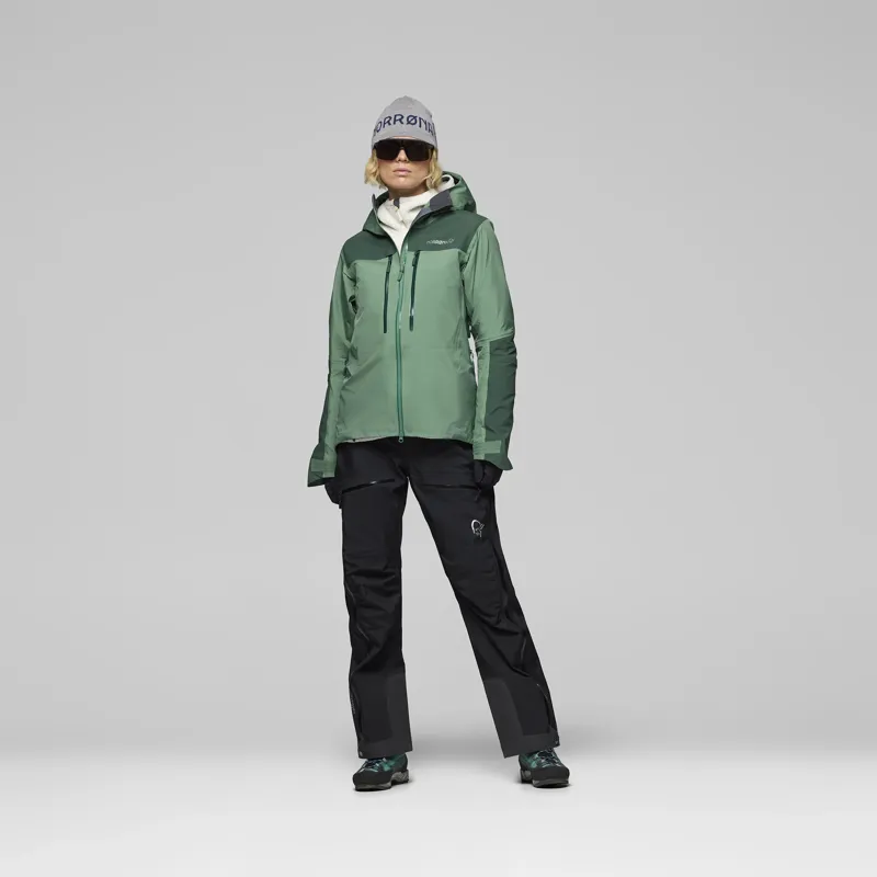 Norrona Women's Trollveggen GTX Pro Light Jacket Dark Ivy-4