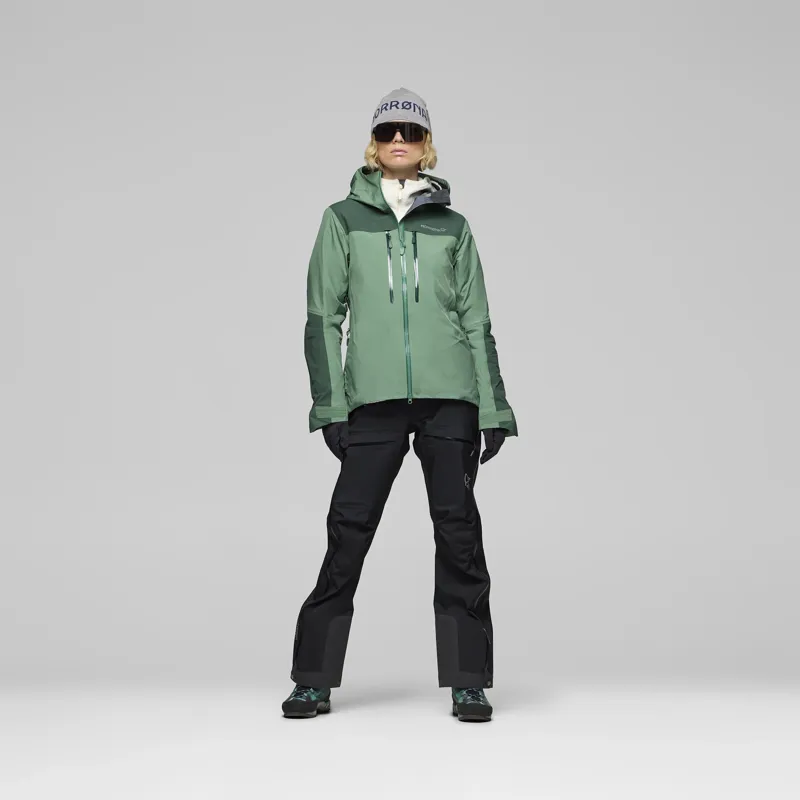 Norrona Women's Trollveggen GTX Pro Light Jacket Dark Ivy-5