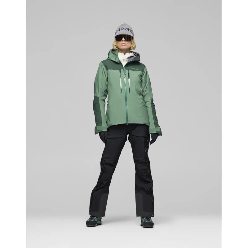 Norrona Women's Trollveggen GTX Pro Light Jacket Dark Ivy-6