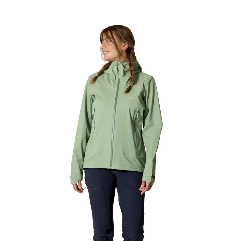 Rab Women's Firewall Light Jacket Dark Fig Green-2