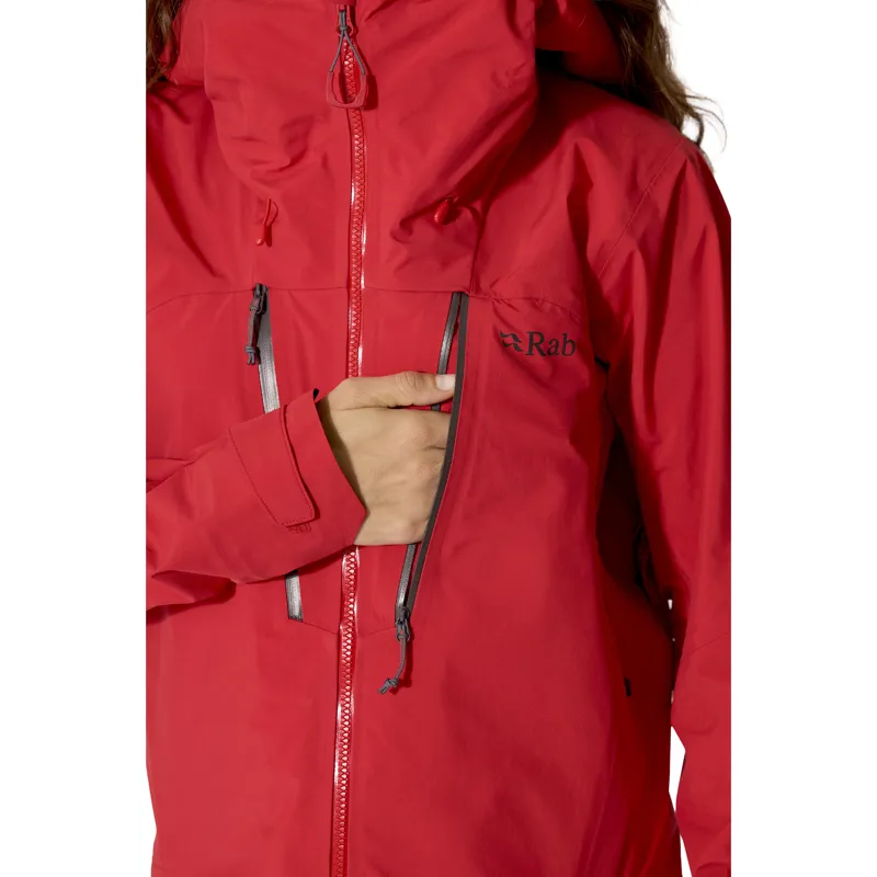 Rab Women's Firewall Guide Jacket Summit Red-6