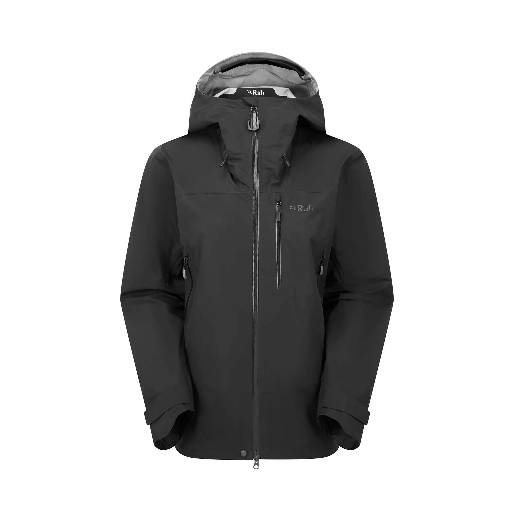 Shell Jacket Hiking Rab Rab Women's Firewall Mountain Jacket Black Waterproof Shell