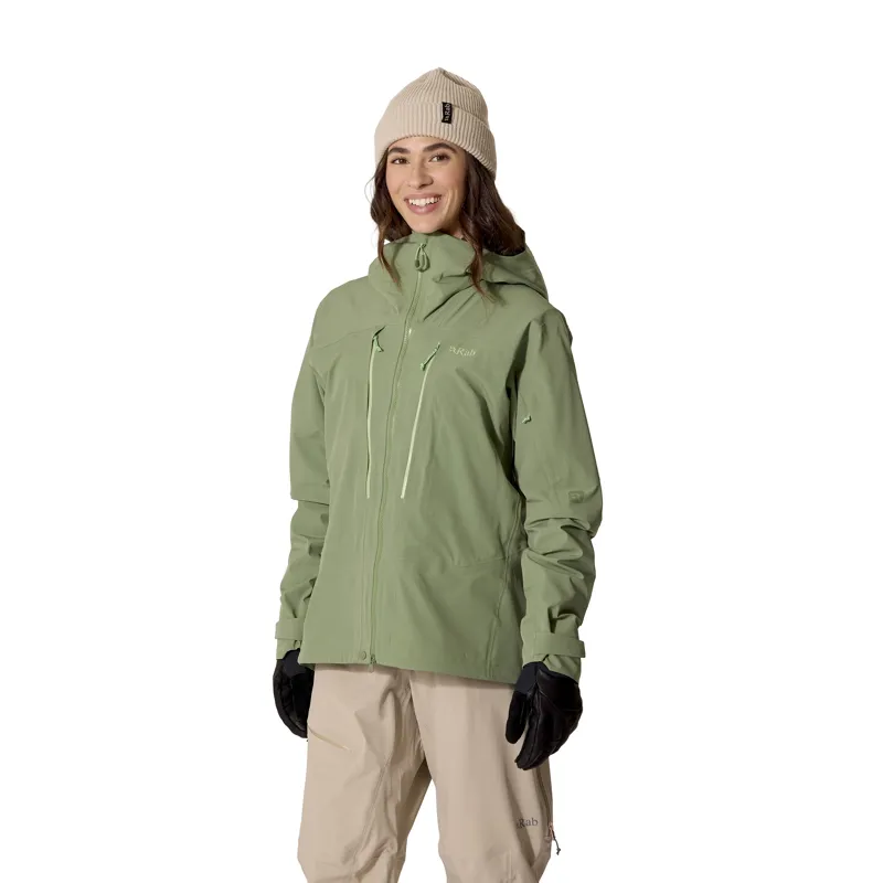 Rab Women's Kinetic Alpine Stretch Jacket Dark Fig Green-3